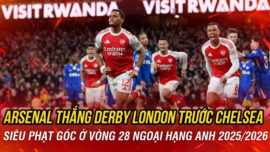 Kết quả bóng đá Ngoại hạng Anh đêm 1/3: Arsenal thắng derby London trước Chelsea